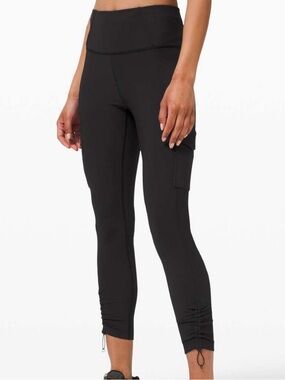 NWOT Lululemon Trail Trekker High-Rise Tight 25"
Black
Size 4